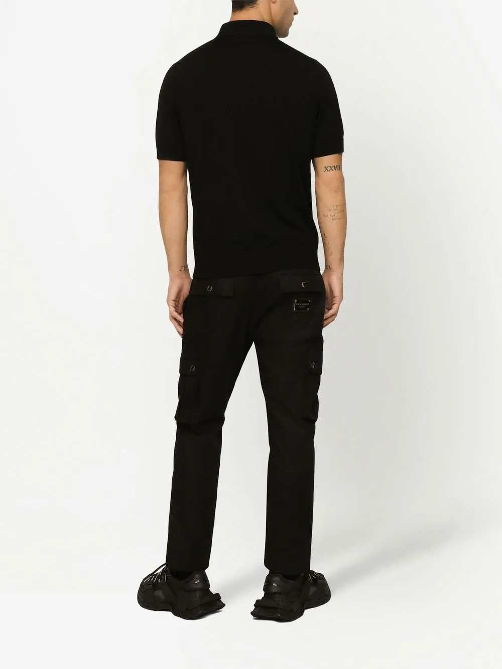 Dolce & Gabbana Men Virgin Wool Polo With Logo DOLCE & GABBANA