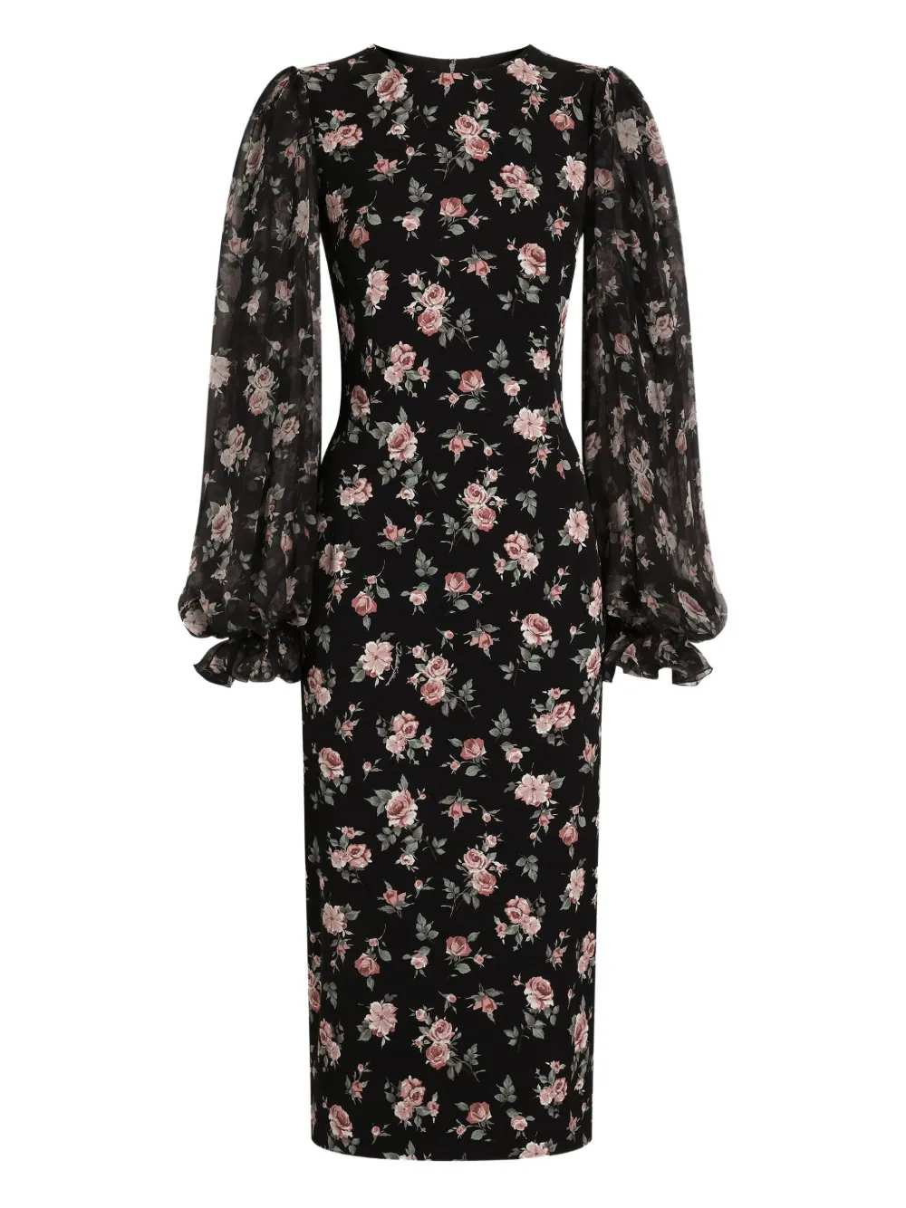 Dolce & Gabbana Women Floral Midi Dress DOLCE & GABBANA