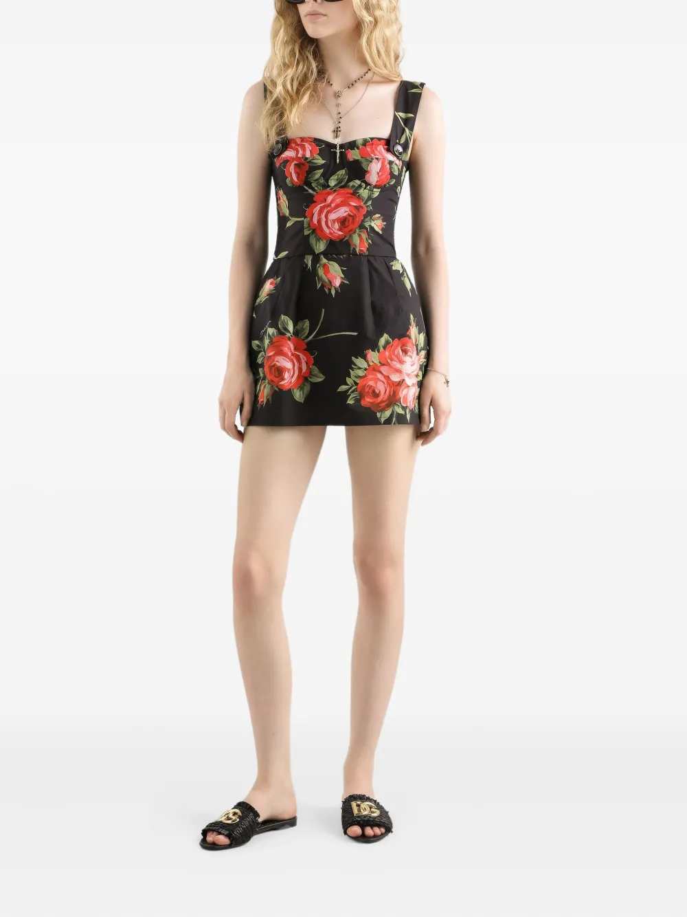Dolce & Gabbana Women Short Floral Dress DOLCE & GABBANA