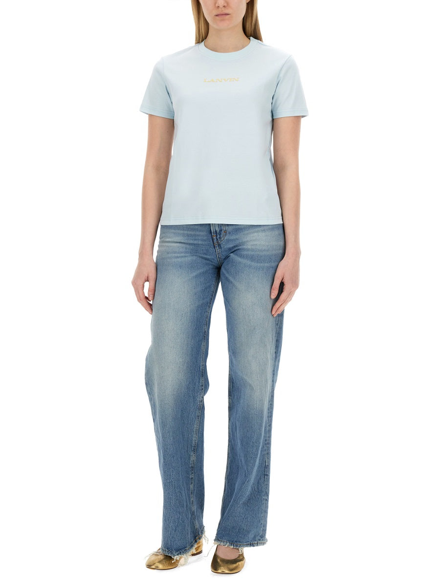 Lanvin Women T-Shirt With Logo LANVIN
