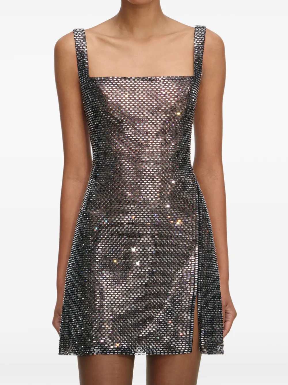 Self-Portrait Women Short Dress With Rhinestones SELF-PORTRAIT