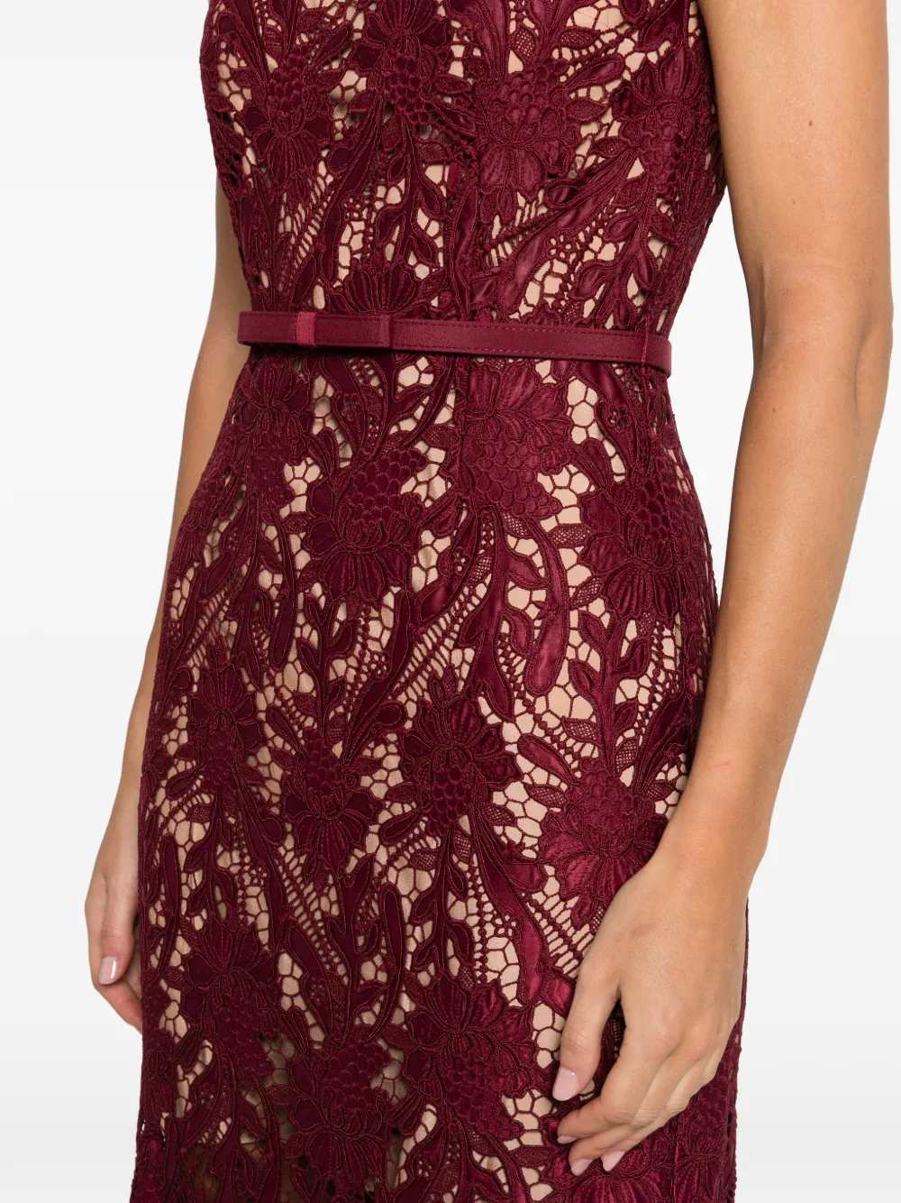 Self-Portrait Women Sleeveless Midi Dress SELF-PORTRAIT
