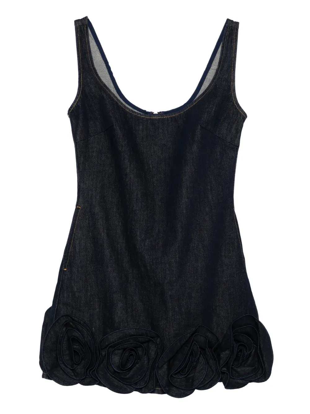 Self-Portrait Women Short Dress With Floral Appliqué SELF-PORTRAIT