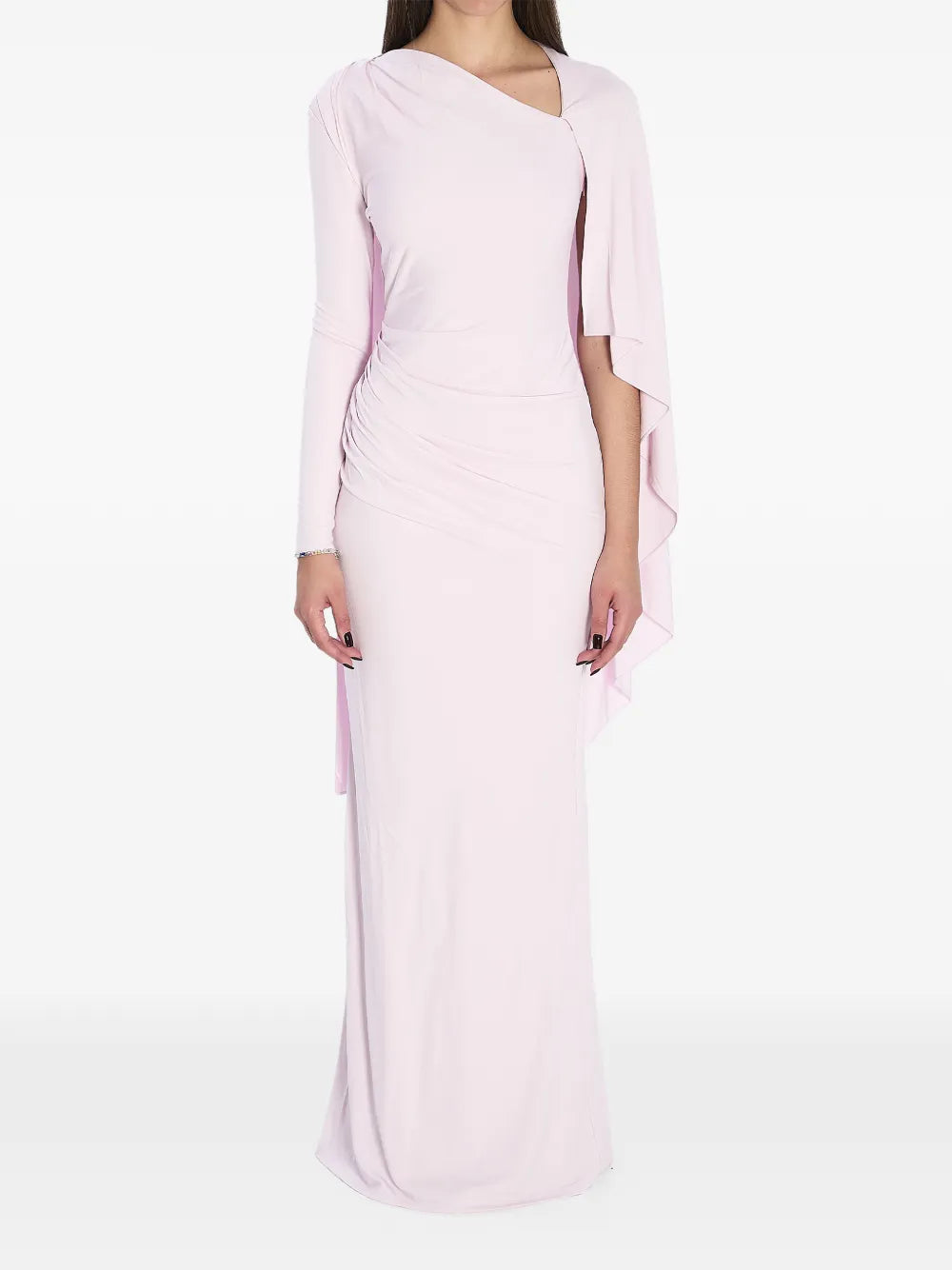 Self-Portrait Women Long Asymmetrical Dress SELF-PORTRAIT