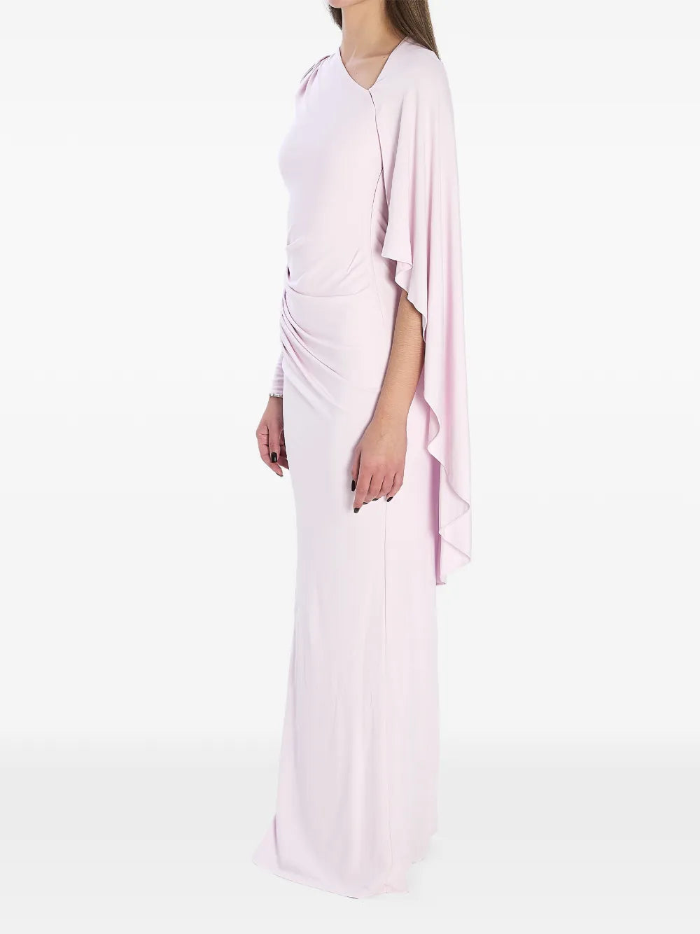 Self-Portrait Women Long Asymmetrical Dress SELF-PORTRAIT