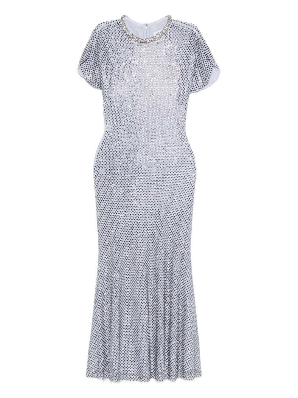 Self-Portrait Women Midi Dress With Rhinestones SELF-PORTRAIT