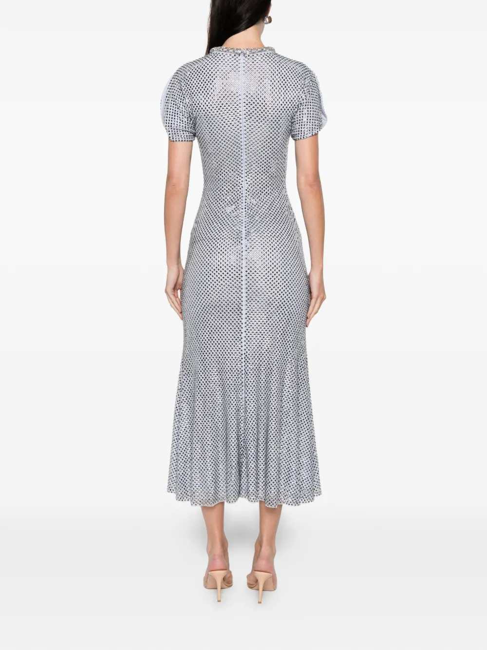Self-Portrait Women Midi Dress With Rhinestones SELF-PORTRAIT