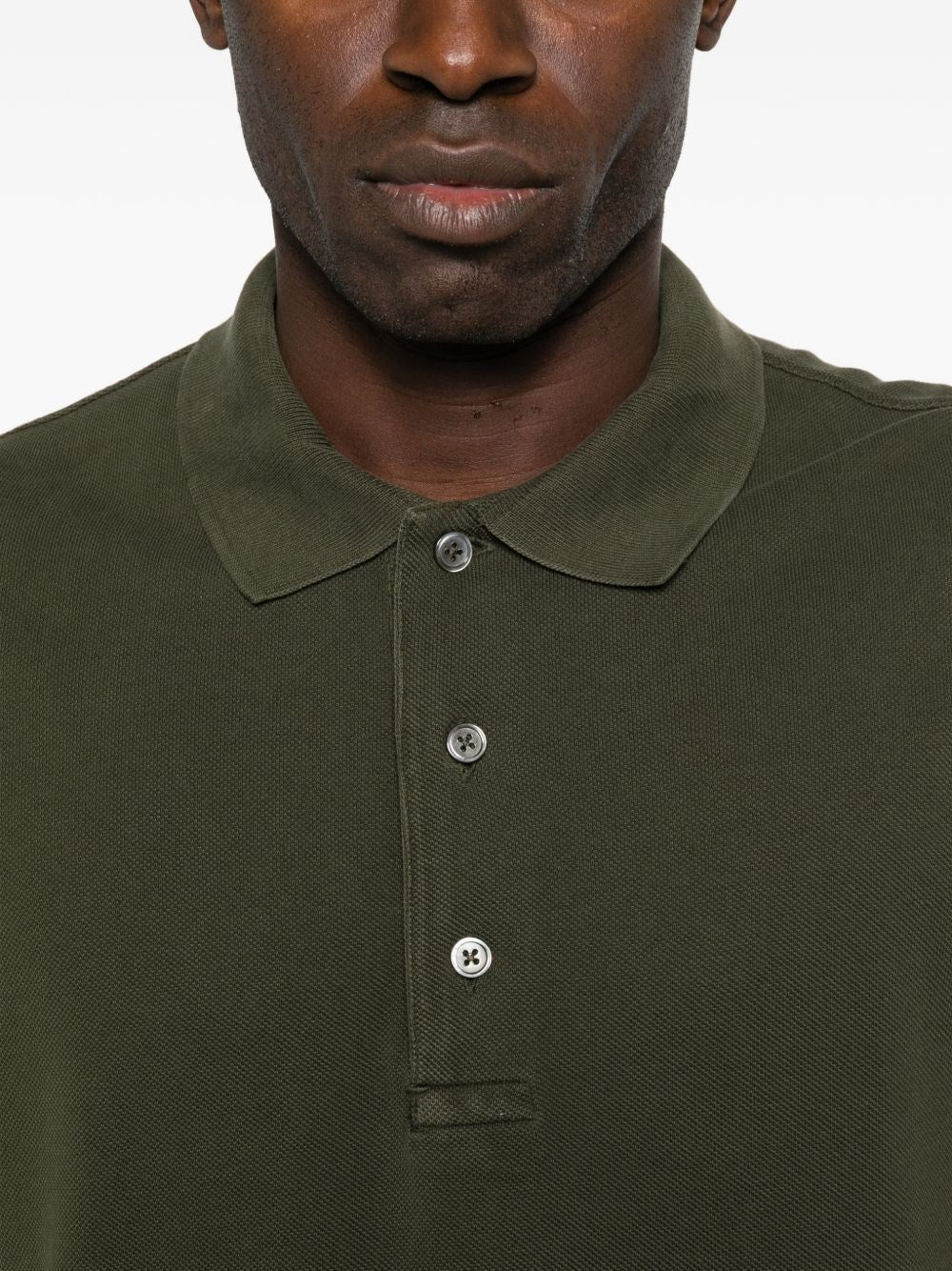 Tom Ford Men Cotton Piqué Polo Shirt TOM FORD