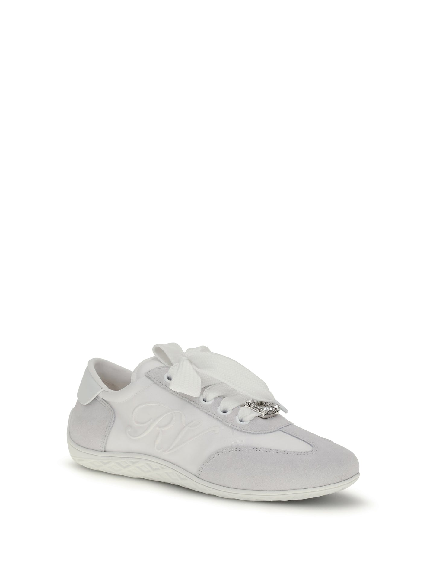 Roger Vivier Women Viv Low Suede Sneakers ROGER VIVIER