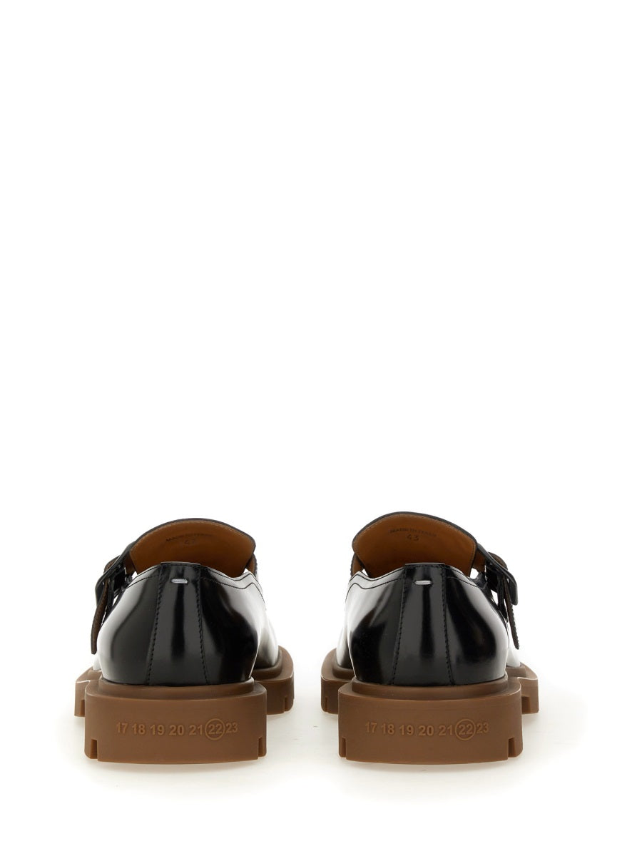 Maison Margiela Men Leather Monk. MAISON MARGIELA