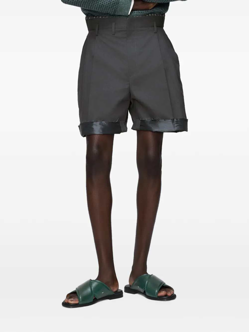 Maison Margiela Men Pleated Bermuda Shorts MAISON MARGIELA