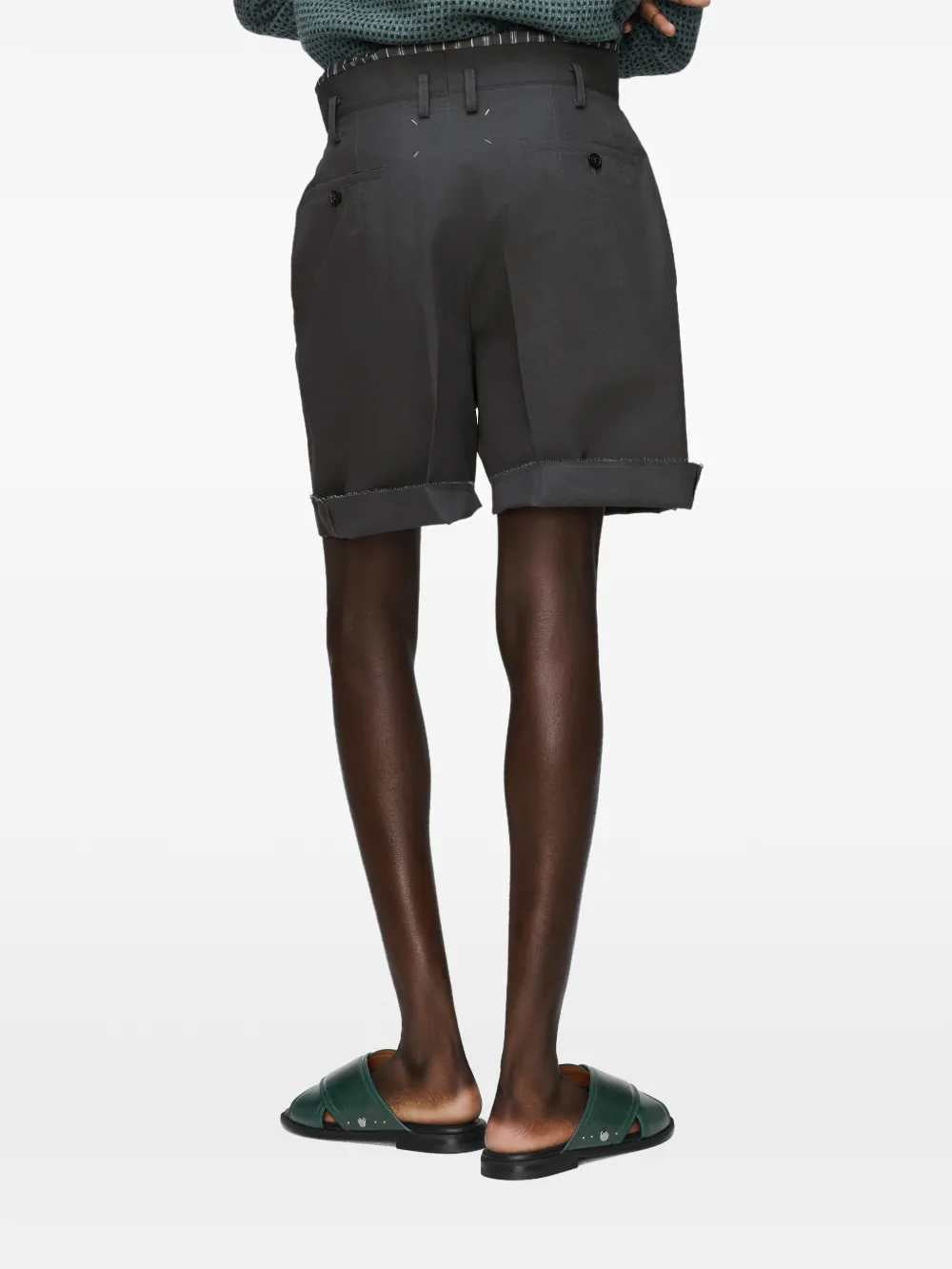 Maison Margiela Men Pleated Bermuda Shorts MAISON MARGIELA