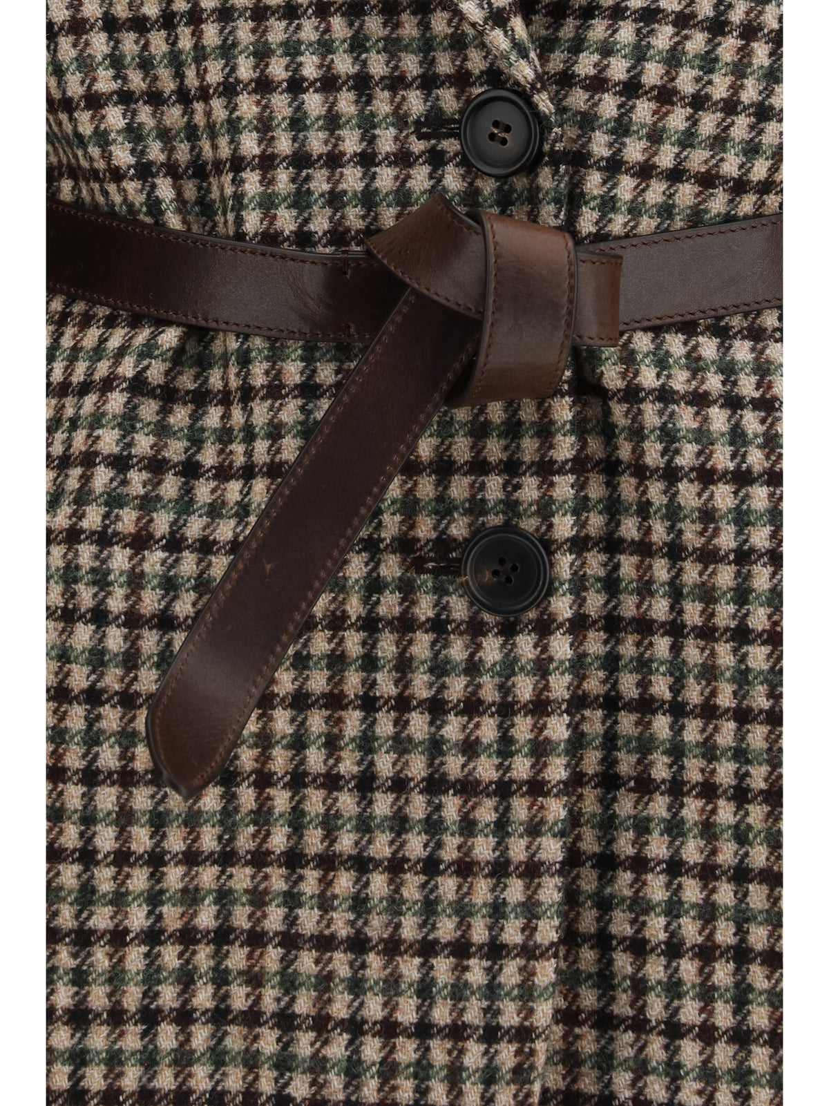 Brunello Cucinelli Women Single-Breasted Wool-Blend Blazer With Belt BRUNELLO CUCINELLI