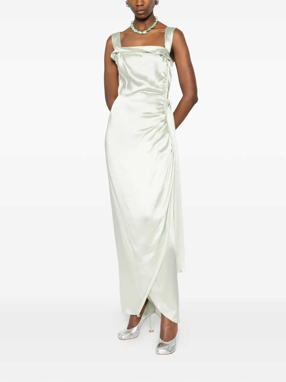 Maison Margiela Women Long Draped Dress MAISON MARGIELA