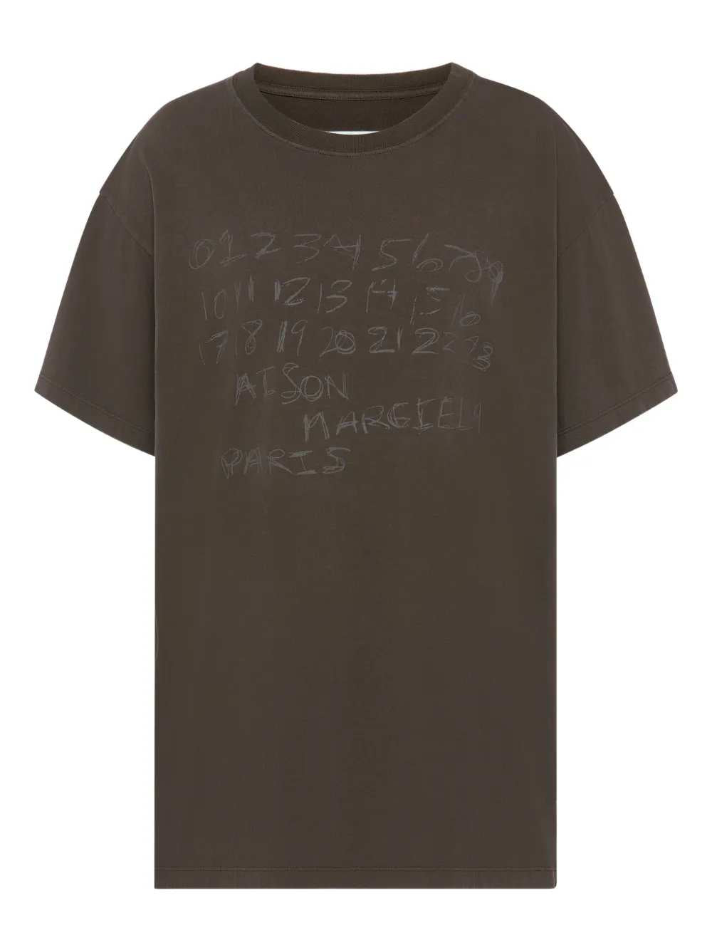 Maison Margiela Women T-Shirt With Number Motif MAISON MARGIELA