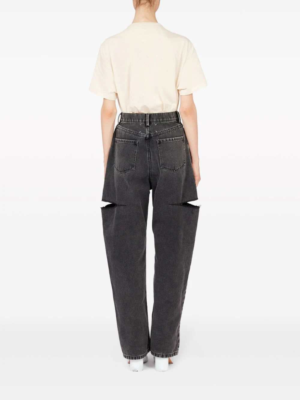 Maison Margiela Women High-Waisted Tapered Jeans MAISON MARGIELA