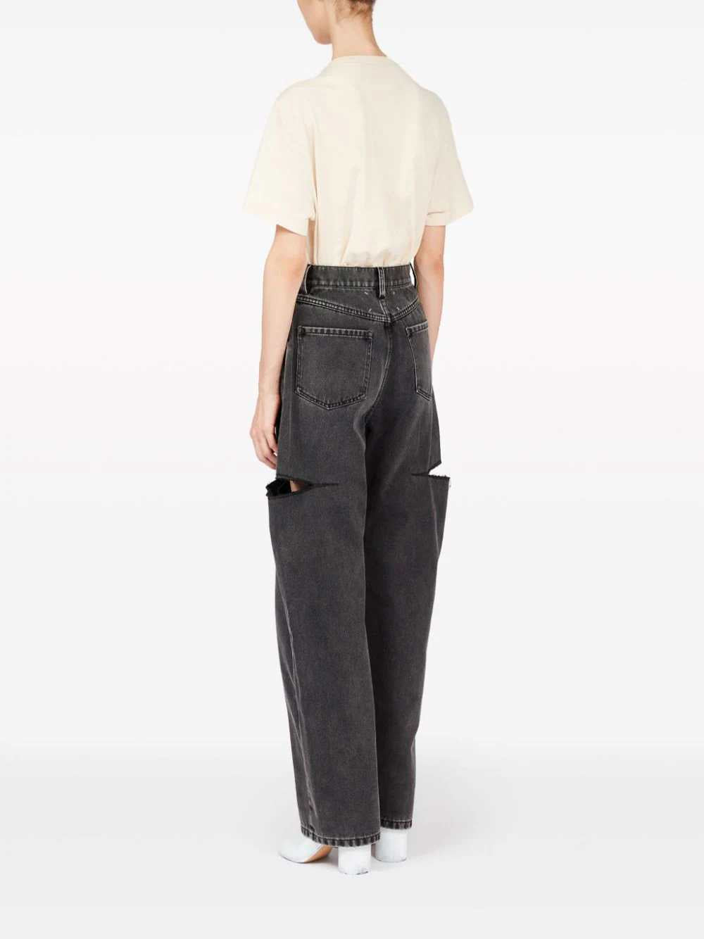 Maison Margiela Women High-Waisted Tapered Jeans MAISON MARGIELA