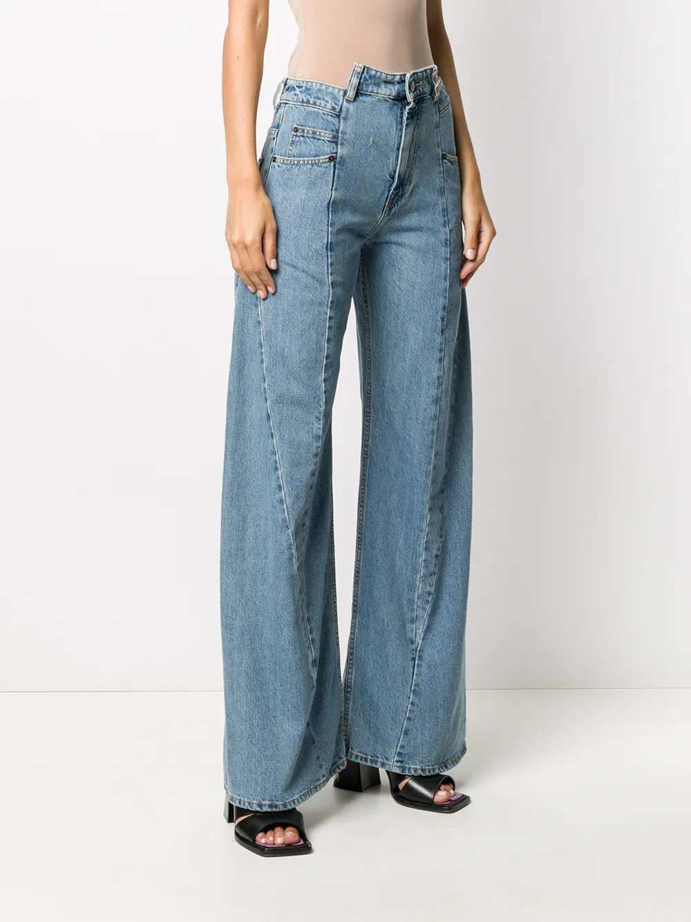 Maison Margiela Women Décortiqué Wide Leg Jeans MAISON MARGIELA