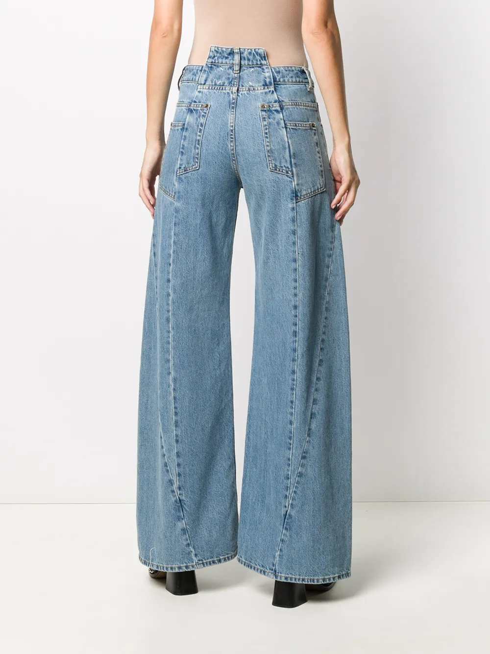 Maison Margiela Women Décortiqué Wide Leg Jeans MAISON MARGIELA