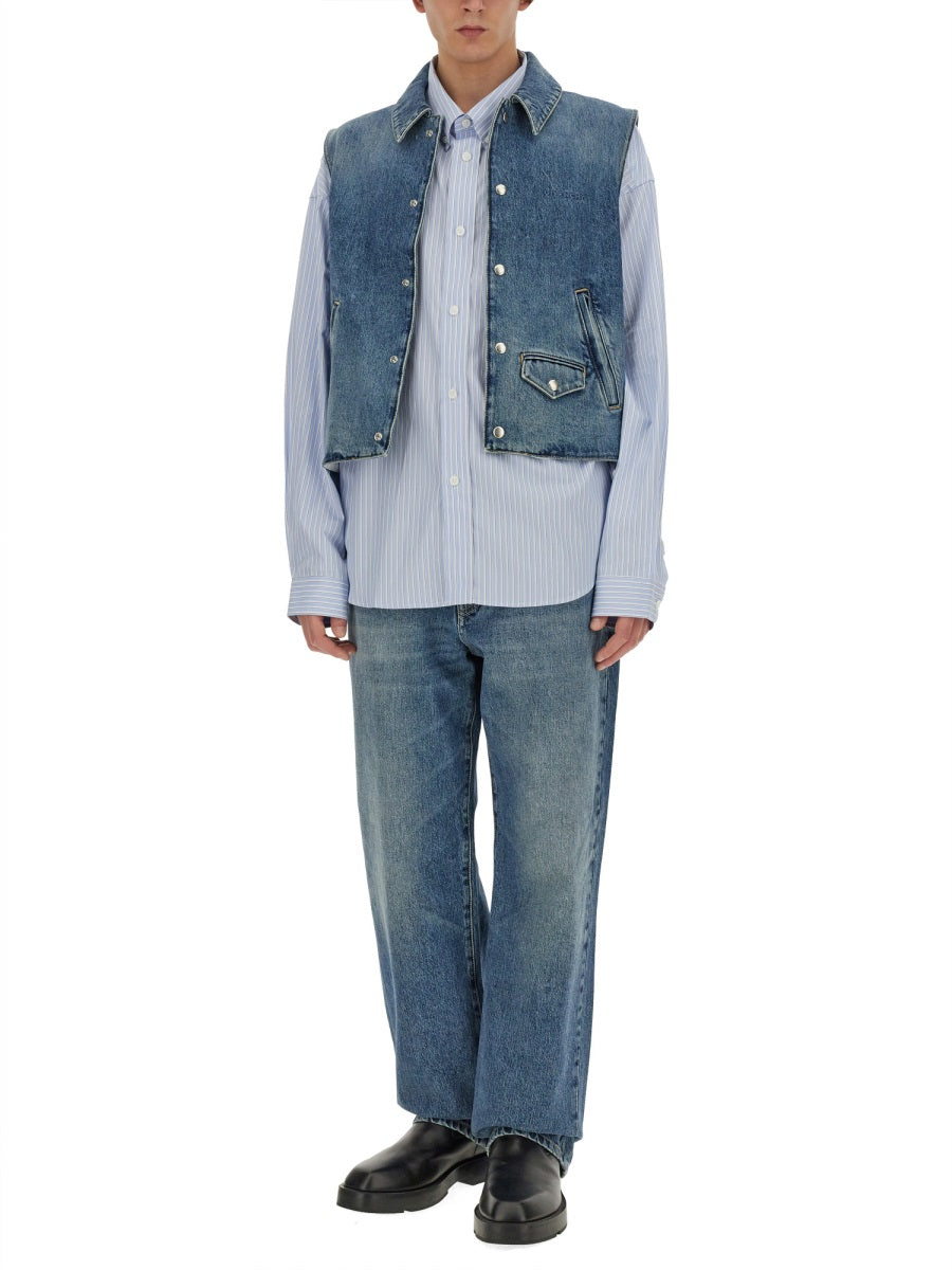 Givenchy Men Denim Vest GIVENCHY