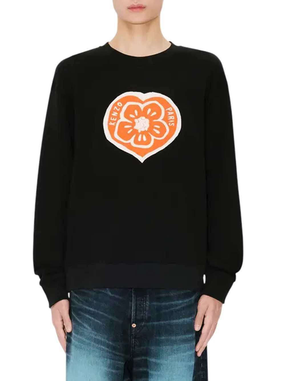 Kenzo Men Kenzo Boke Heart Cotton Sweatshirt