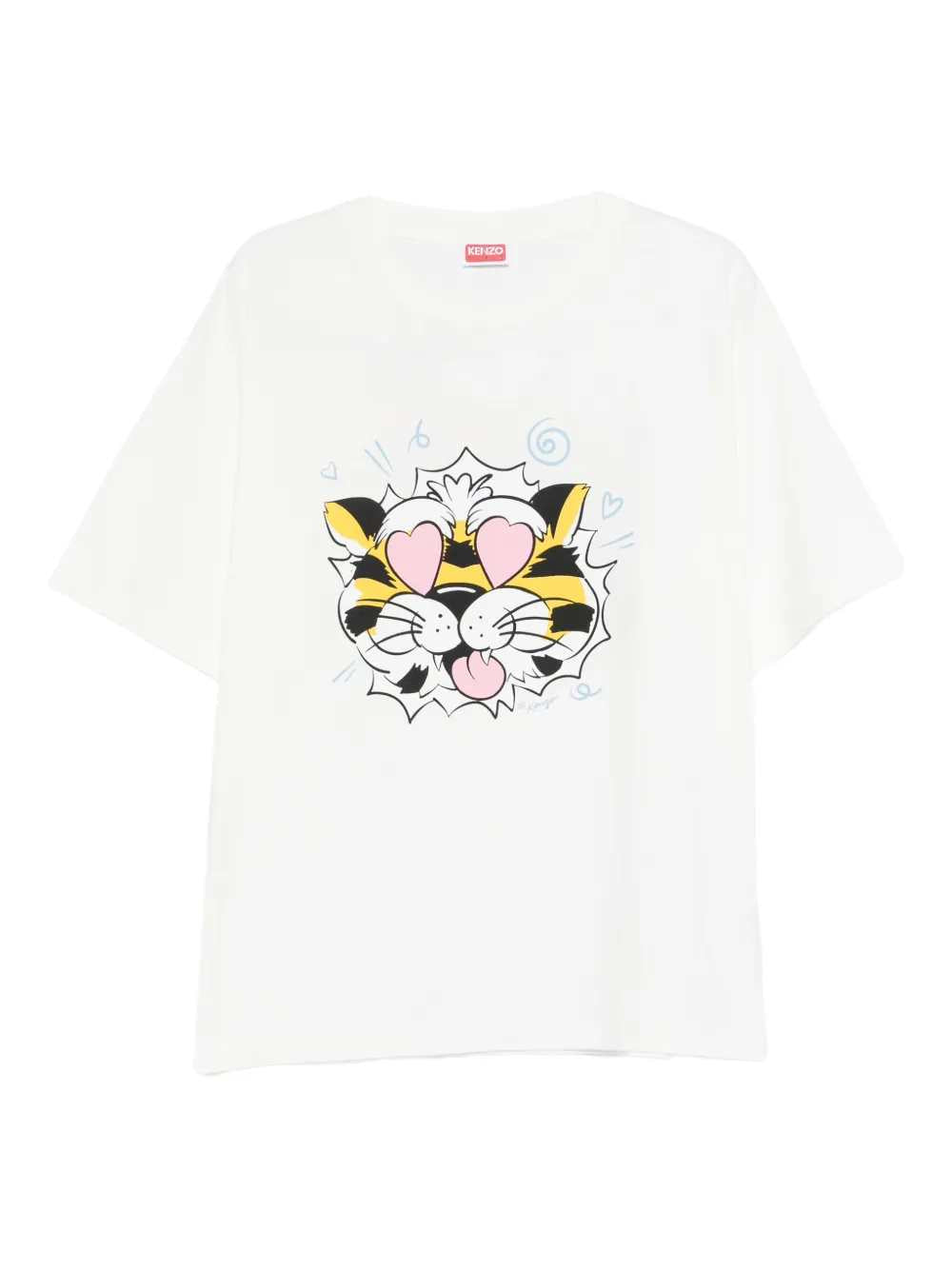 Kenzo Men Tiger Print T-Shirt KENZO