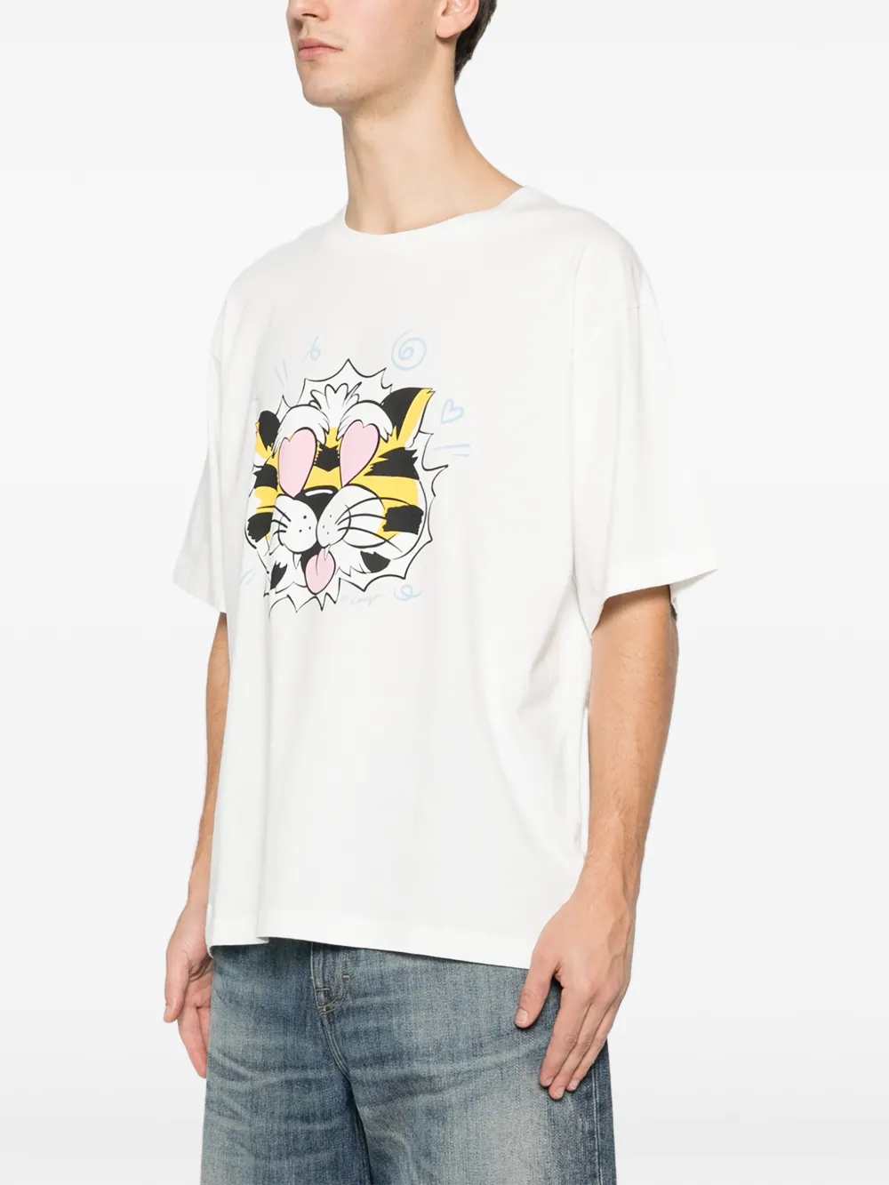 Kenzo Men Tiger Print T-Shirt KENZO