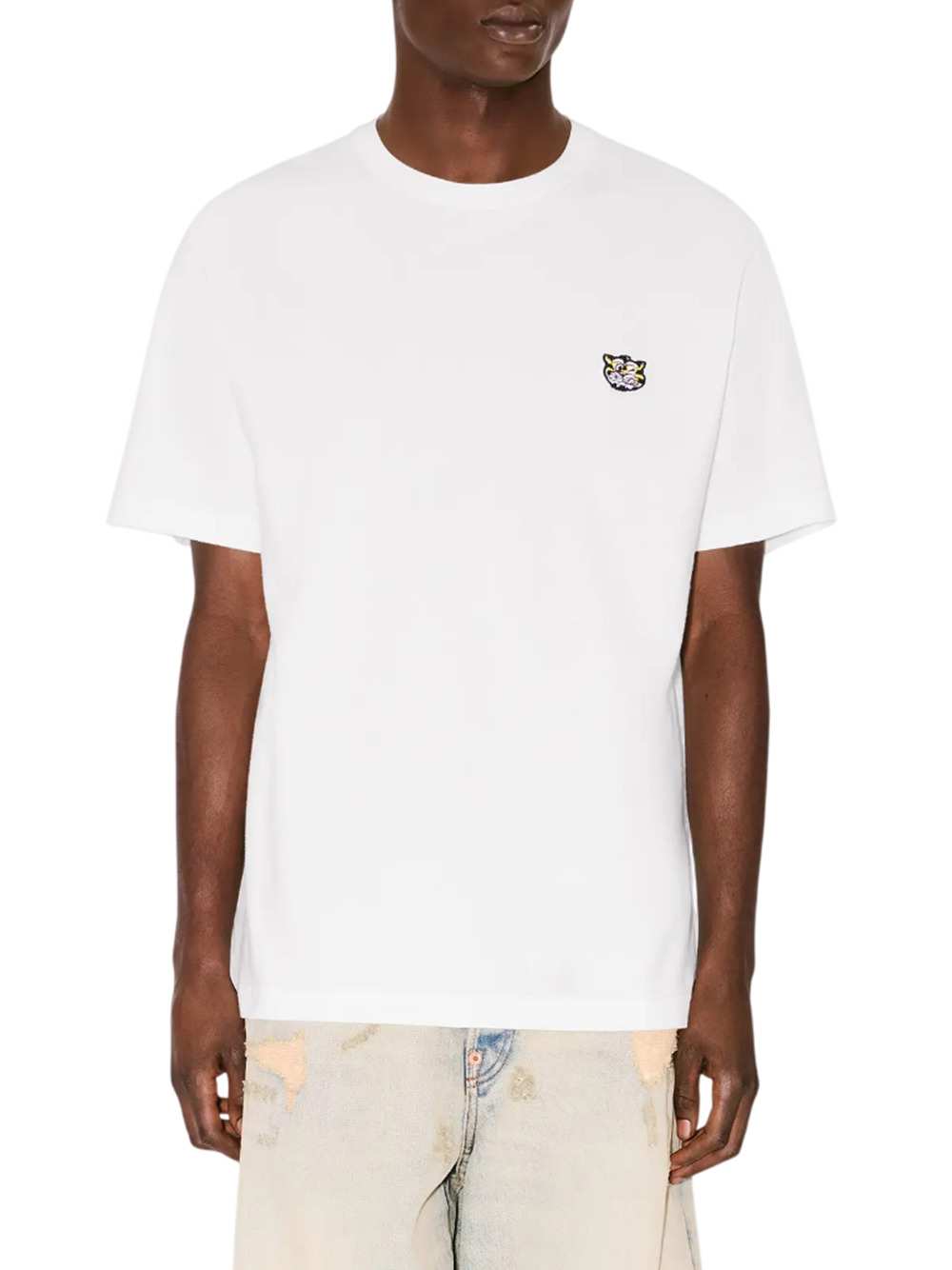 Kenzo Men Embroidered "Kenzo Wild Tiger" Cotton T-Shirt KENZO