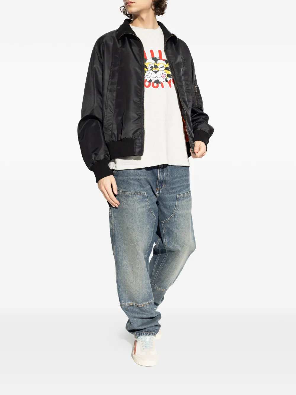 Kenzo Men Wild Tiger Print T-Shirt KENZO