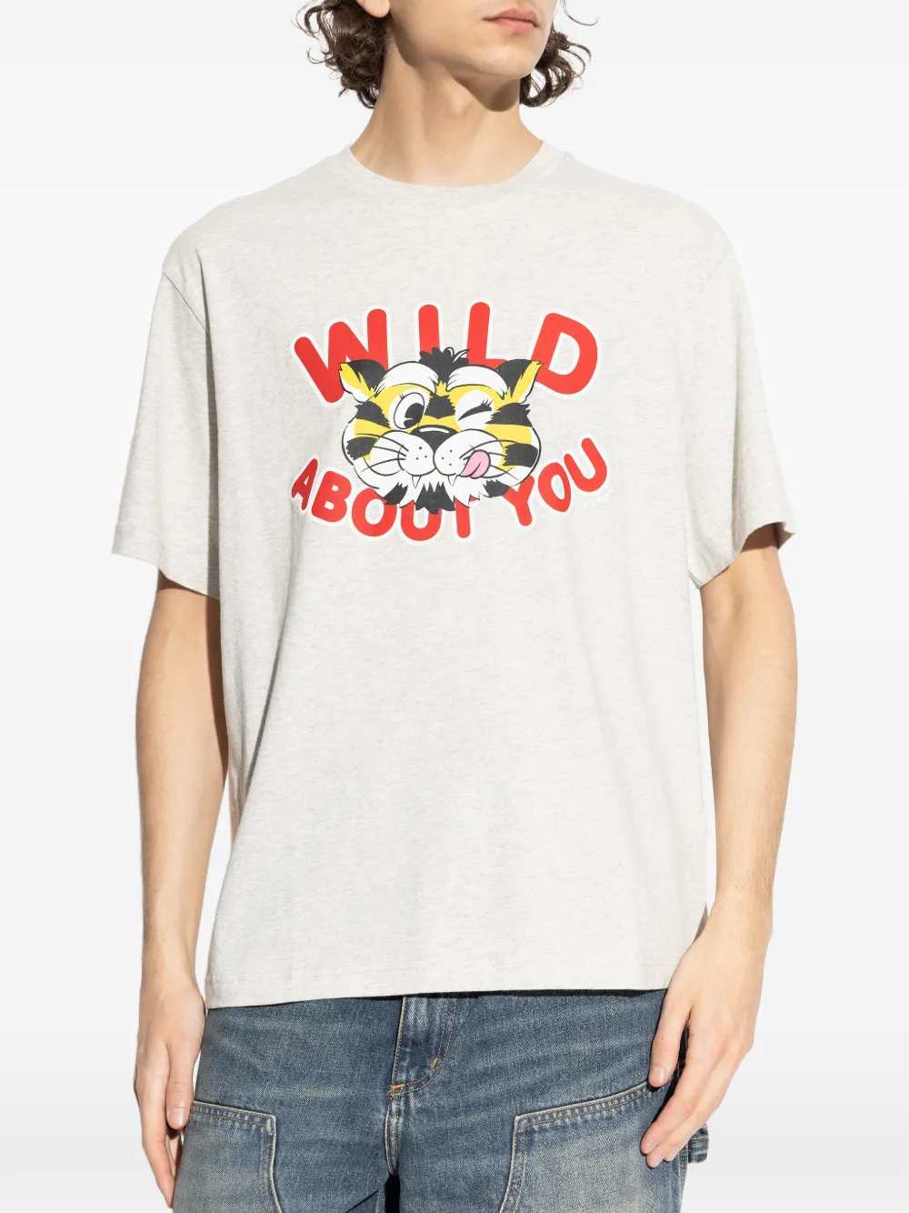 Kenzo Men Wild Tiger Print T-Shirt KENZO