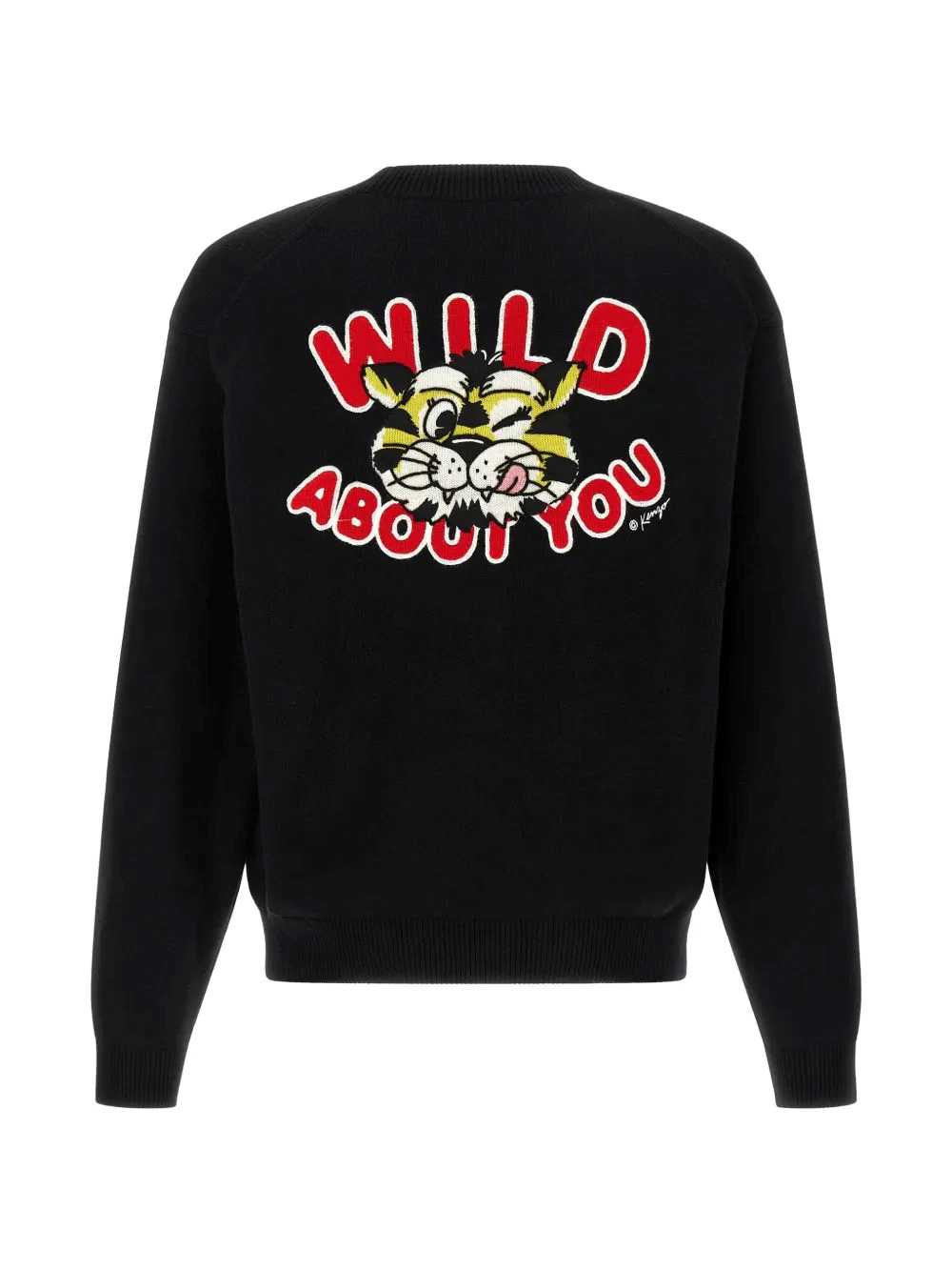 Kenzo Men Kenzo Wild Tiger Wool And Cotton Cardigan KENZO