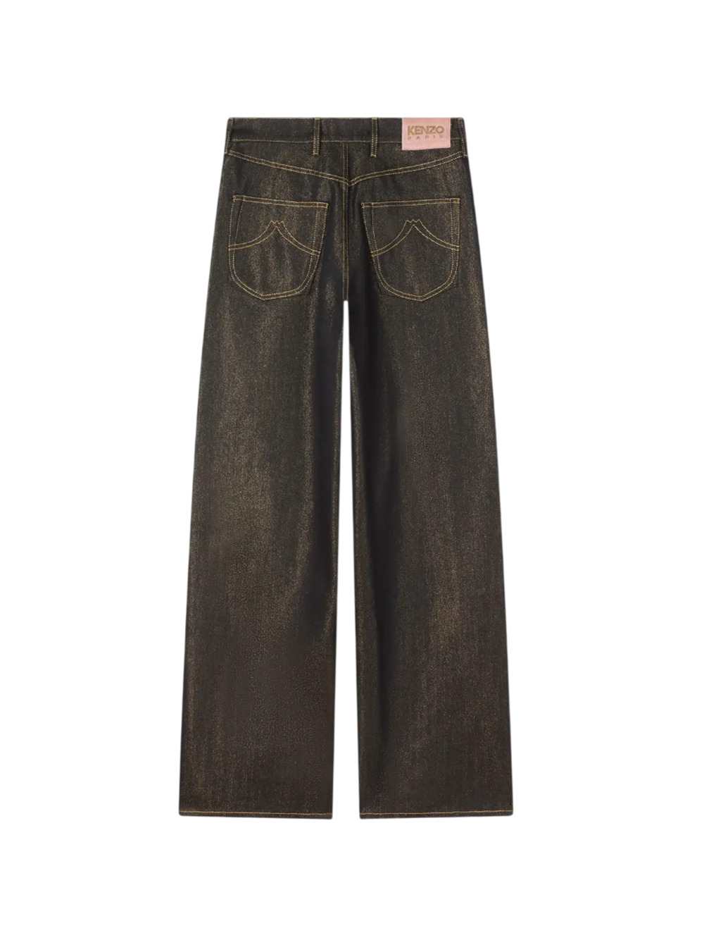 Kenzo Men Wide-Leg Jeans With Cuffs In Japanese Denim KENZO