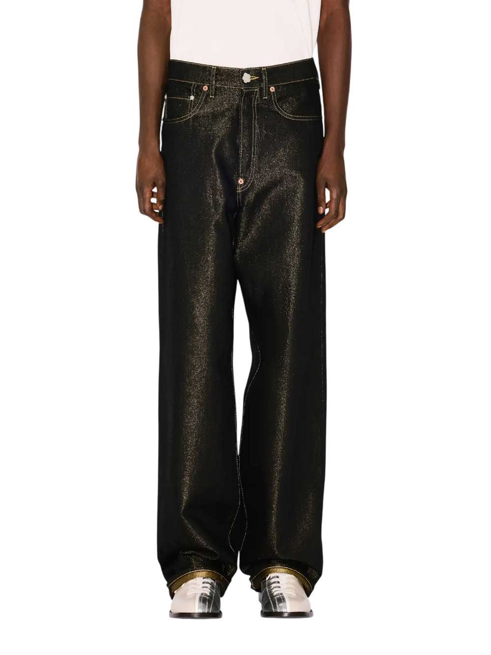 Kenzo Men Wide-Leg Jeans With Cuffs In Japanese Denim KENZO