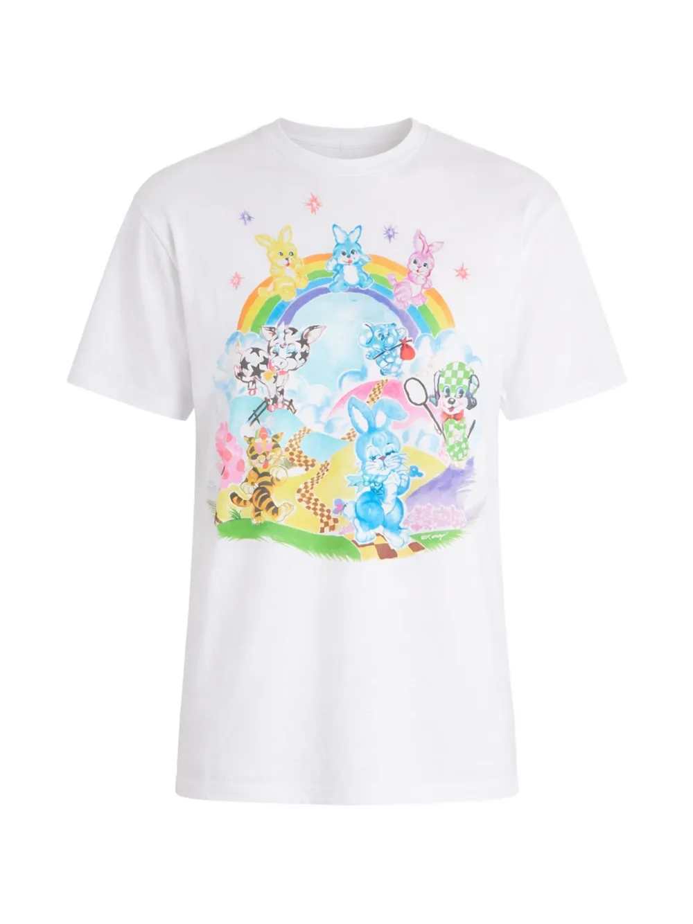 Kenzo Men Rainbow Print T-Shirt KENZO