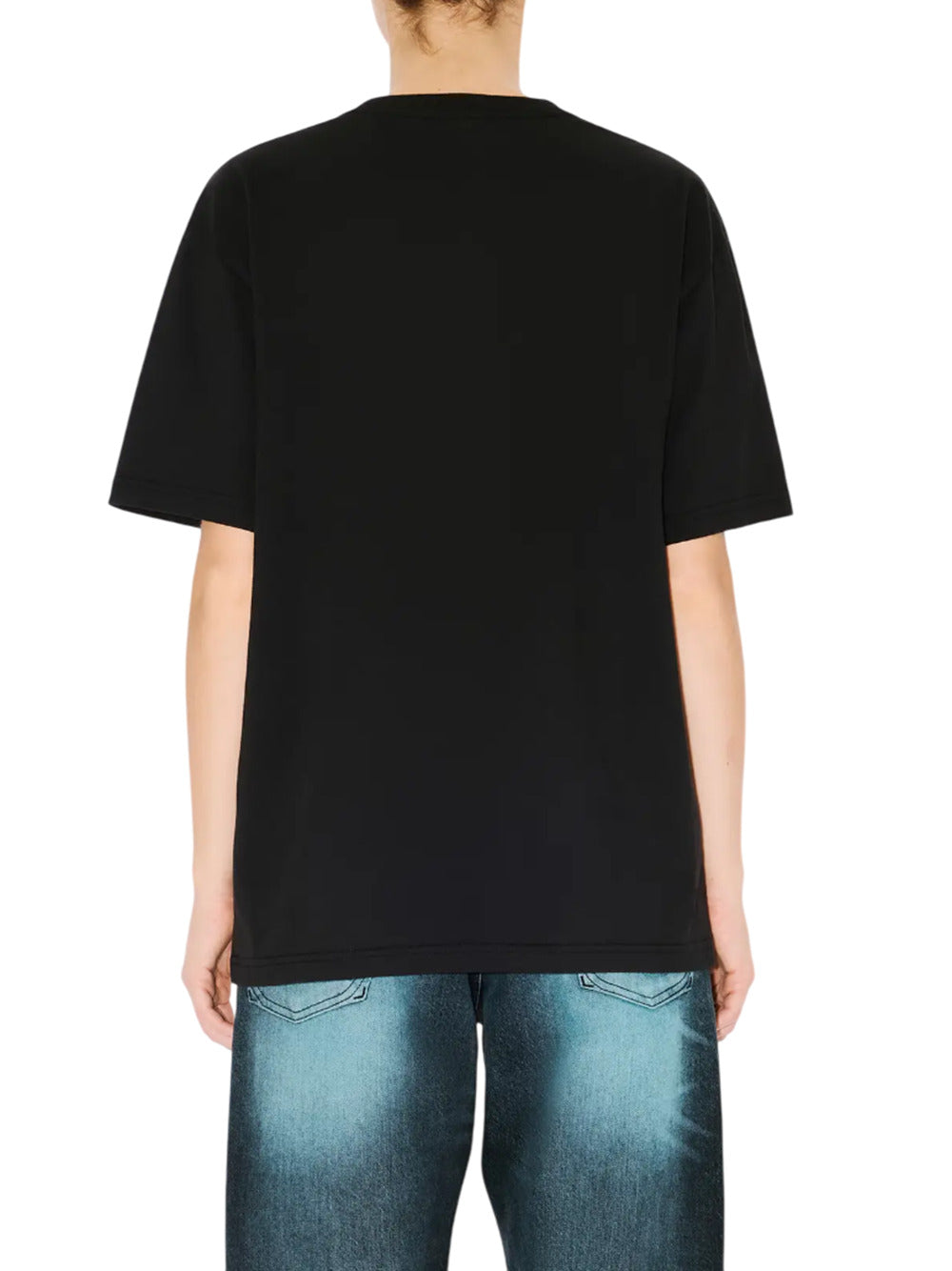 Kenzo Women Loose-Fitting Cotton T-Shirt "Kenzo Boke Heart"