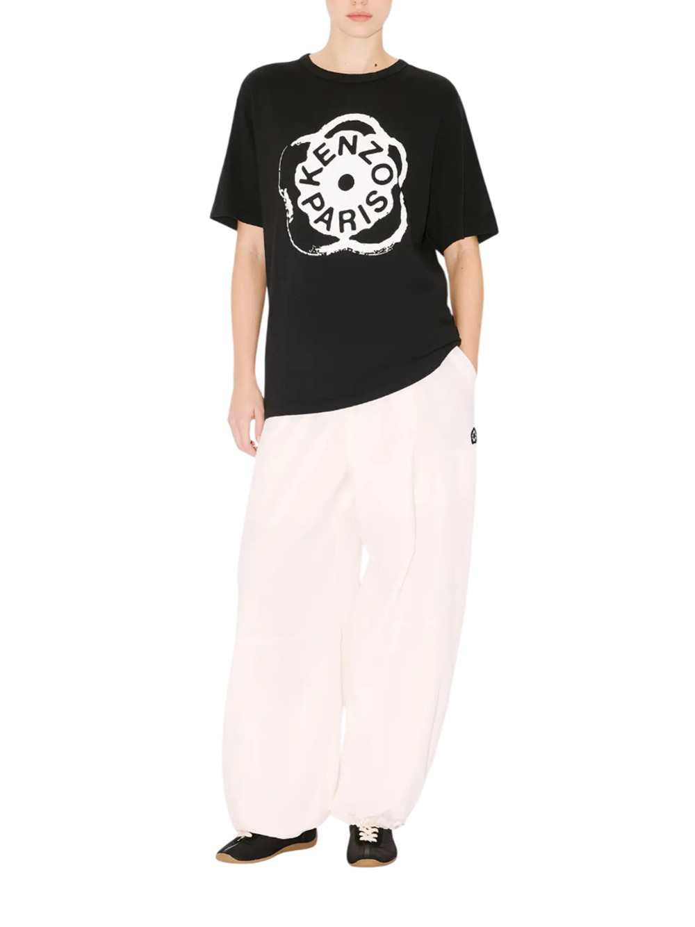 Kenzo Women Loose-Fitting Cotton T-Shirt "Boke Flower 2.0"