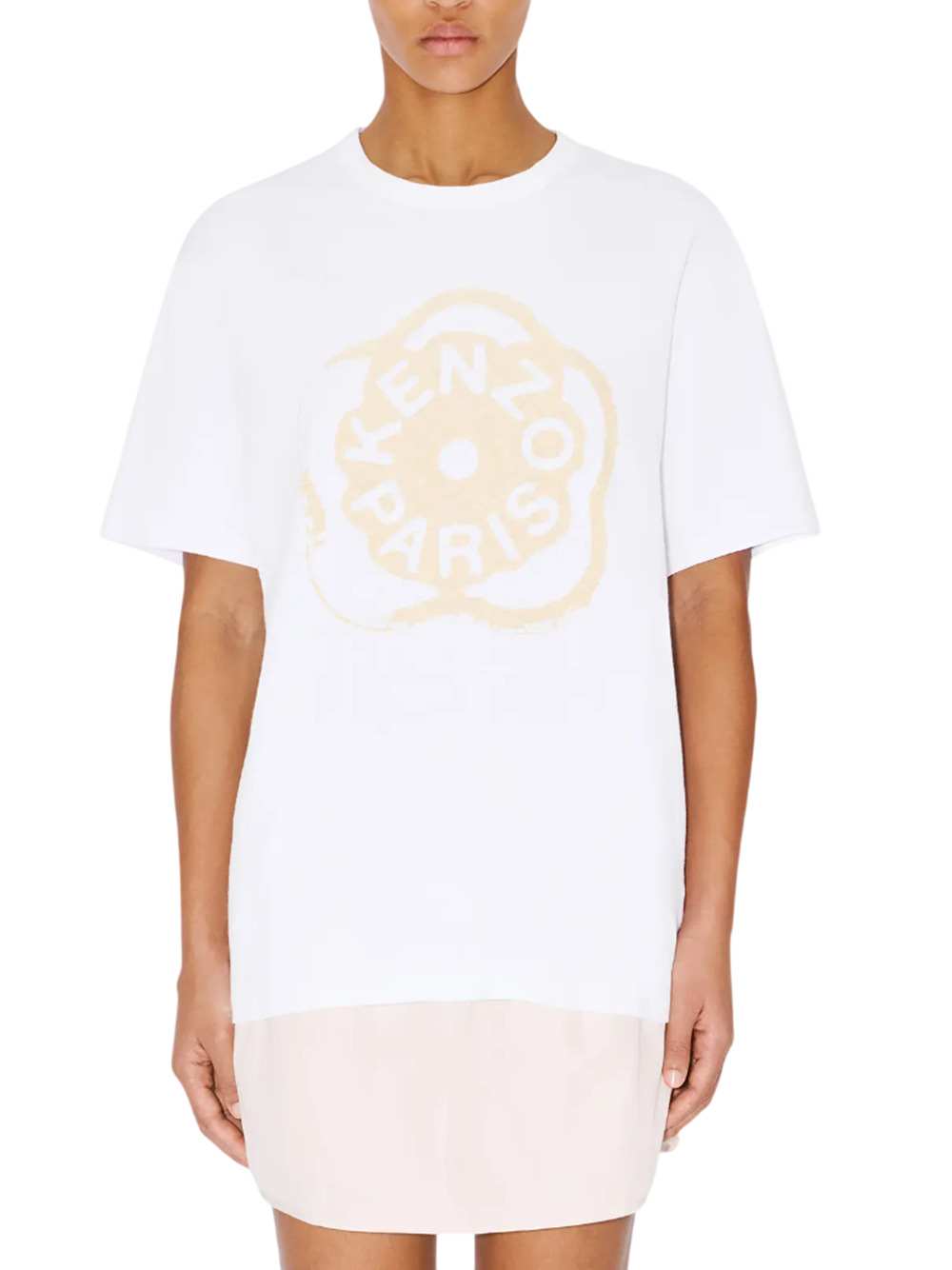 Kenzo Women Loose-Fitting Cotton T-Shirt "Boke Flower 2.0"