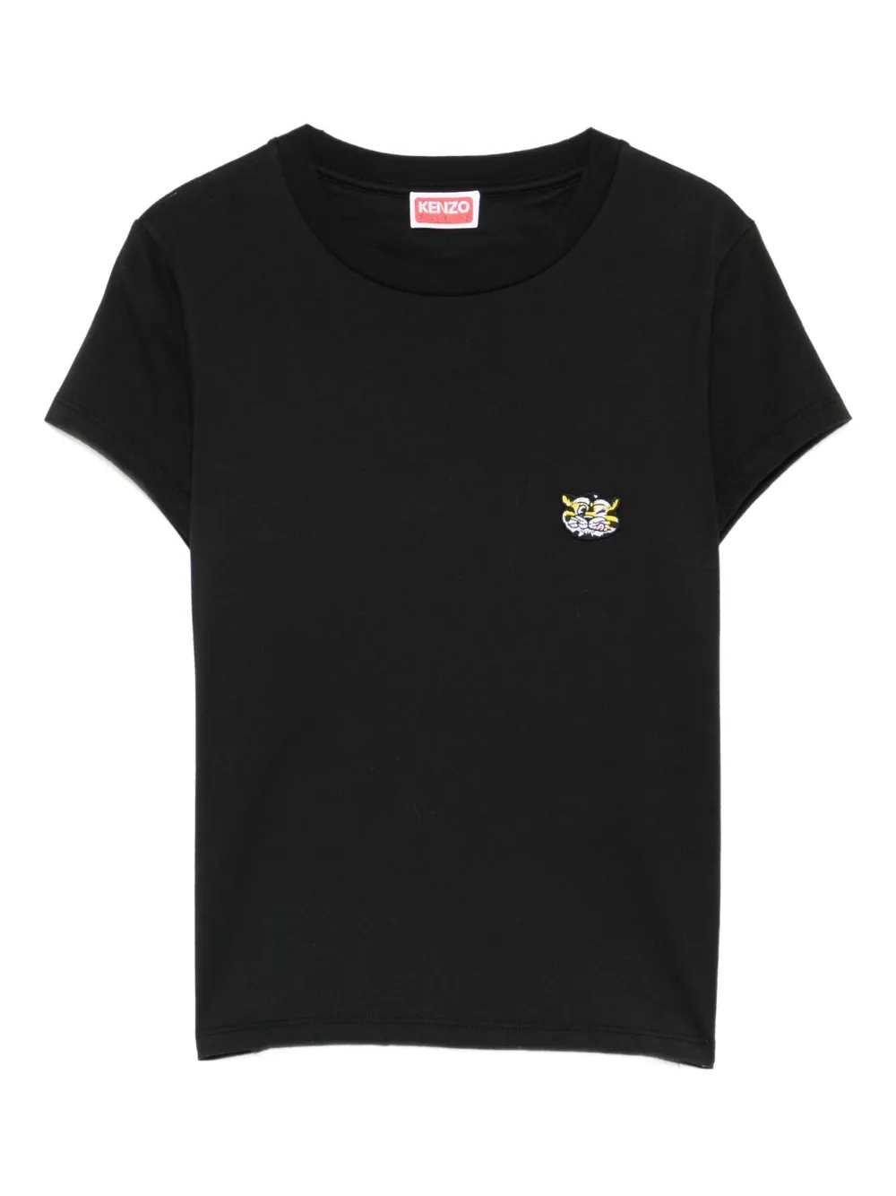 Kenzo Women Tiger Embroidered T-Shirt