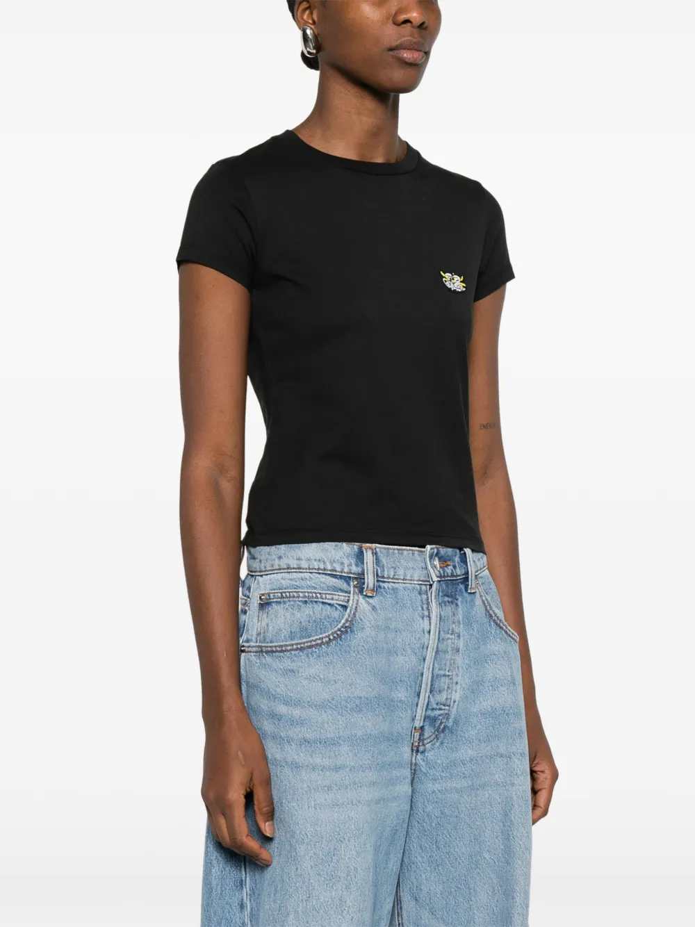 Kenzo Women Tiger Embroidered T-Shirt