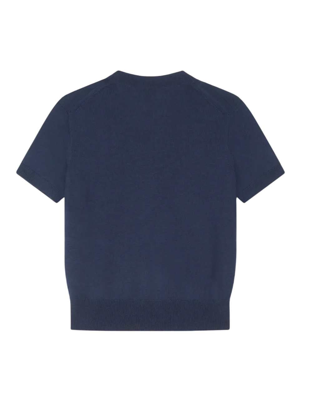 Kenzo Women "Boke Flower" Merino Wool Short-Sleeve Top KENZO