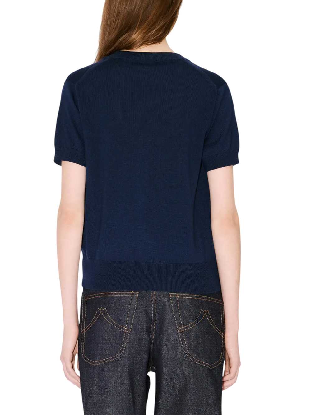 Kenzo Women "Boke Flower" Merino Wool Short-Sleeve Top KENZO