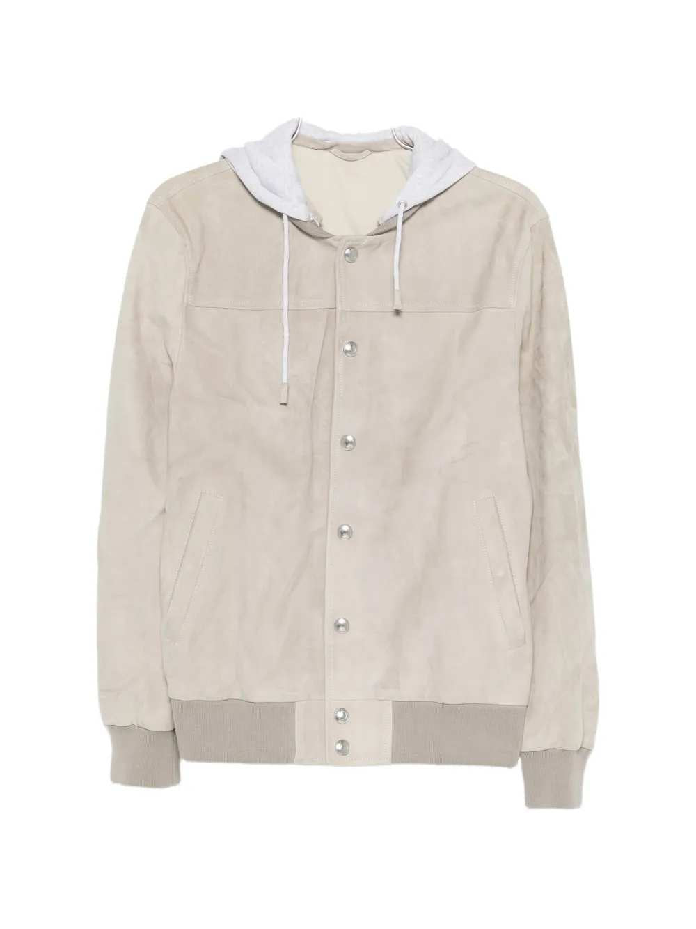 Eleventy Men Hooded Suede Jacket ELEVENTY