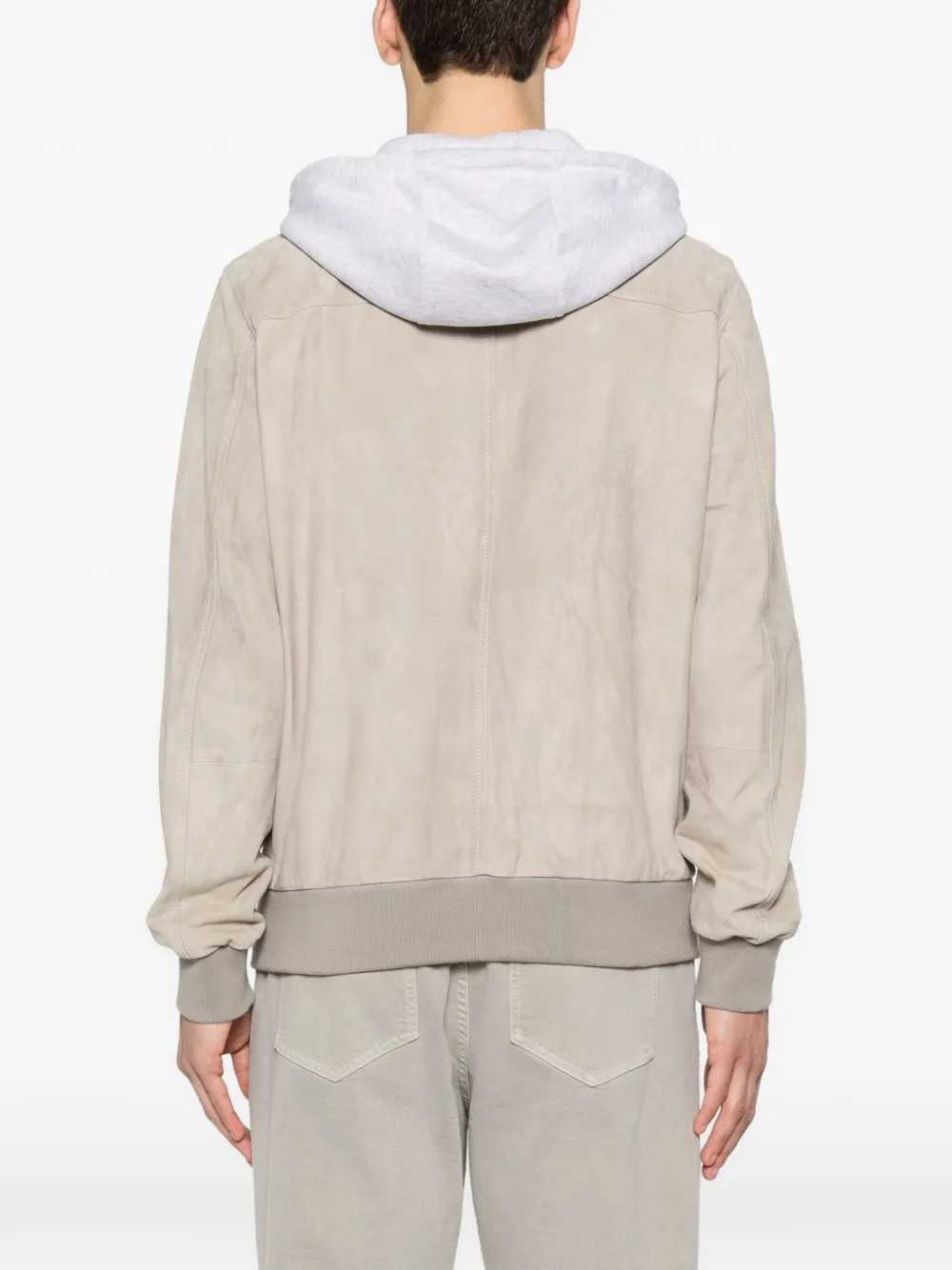 Eleventy Men Hooded Suede Jacket ELEVENTY