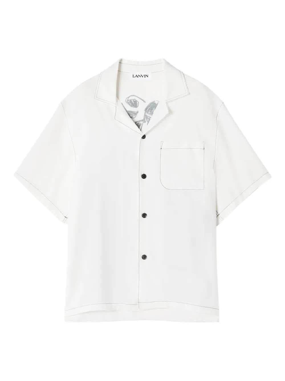 Lanvin Men Graphic Print Shirt LANVIN