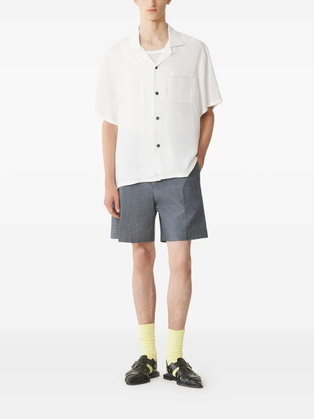 Lanvin Men Graphic Print Shirt LANVIN