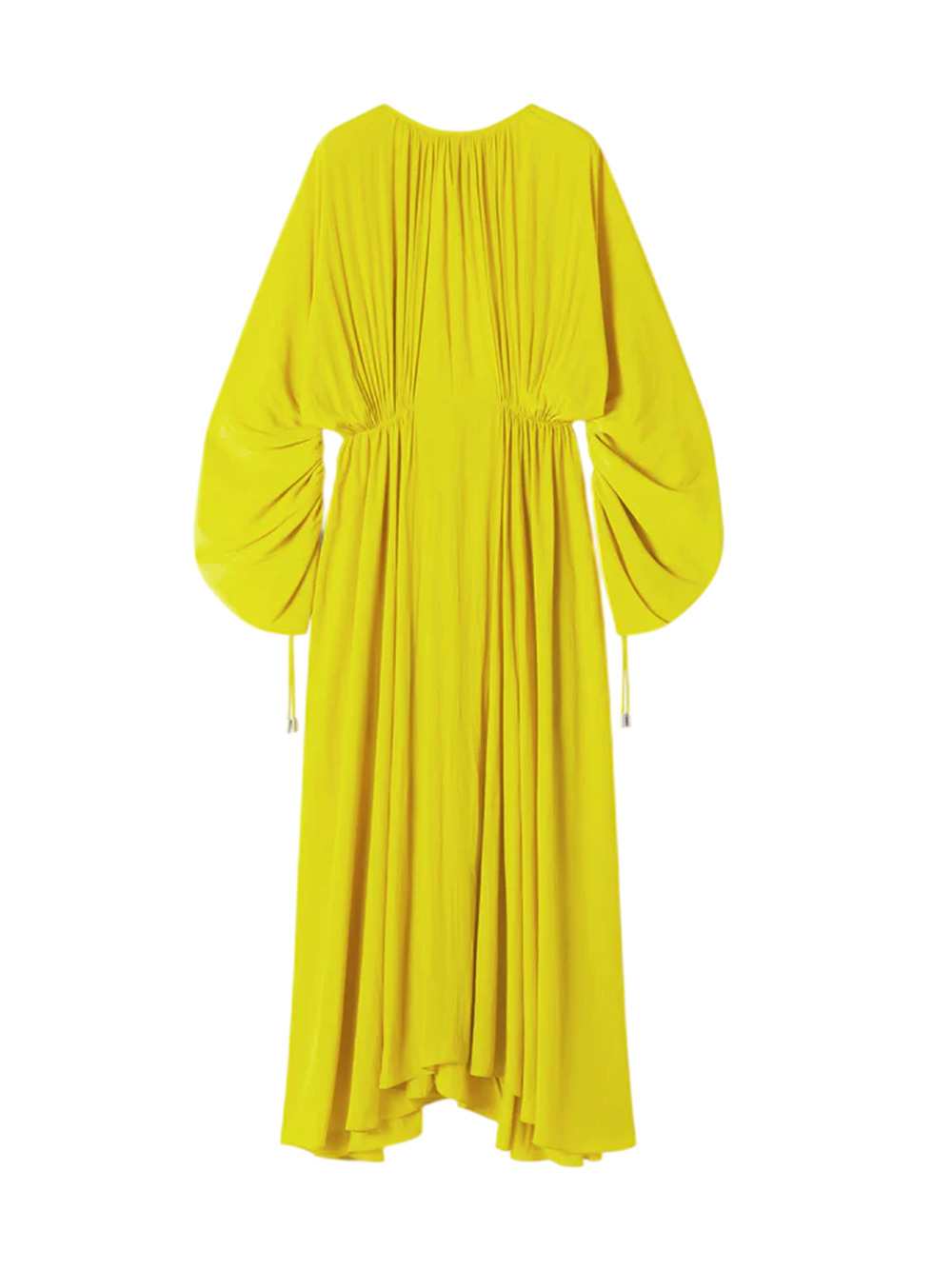 Lanvin Women Crew-Neck Midi Dress With Draped Detail LANVIN