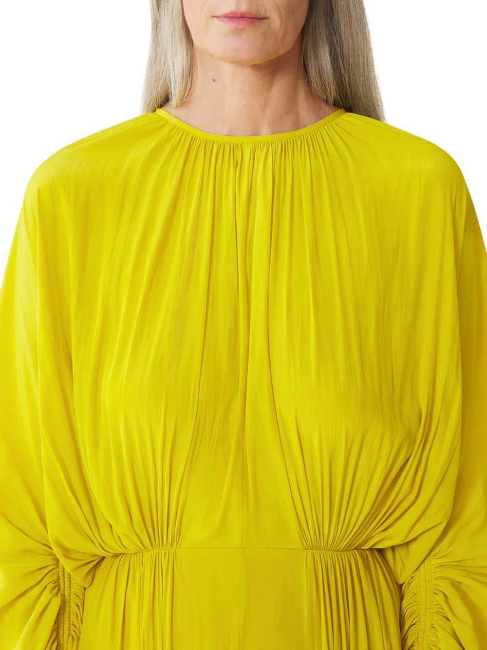 Lanvin Women Crew-Neck Midi Dress With Draped Detail LANVIN