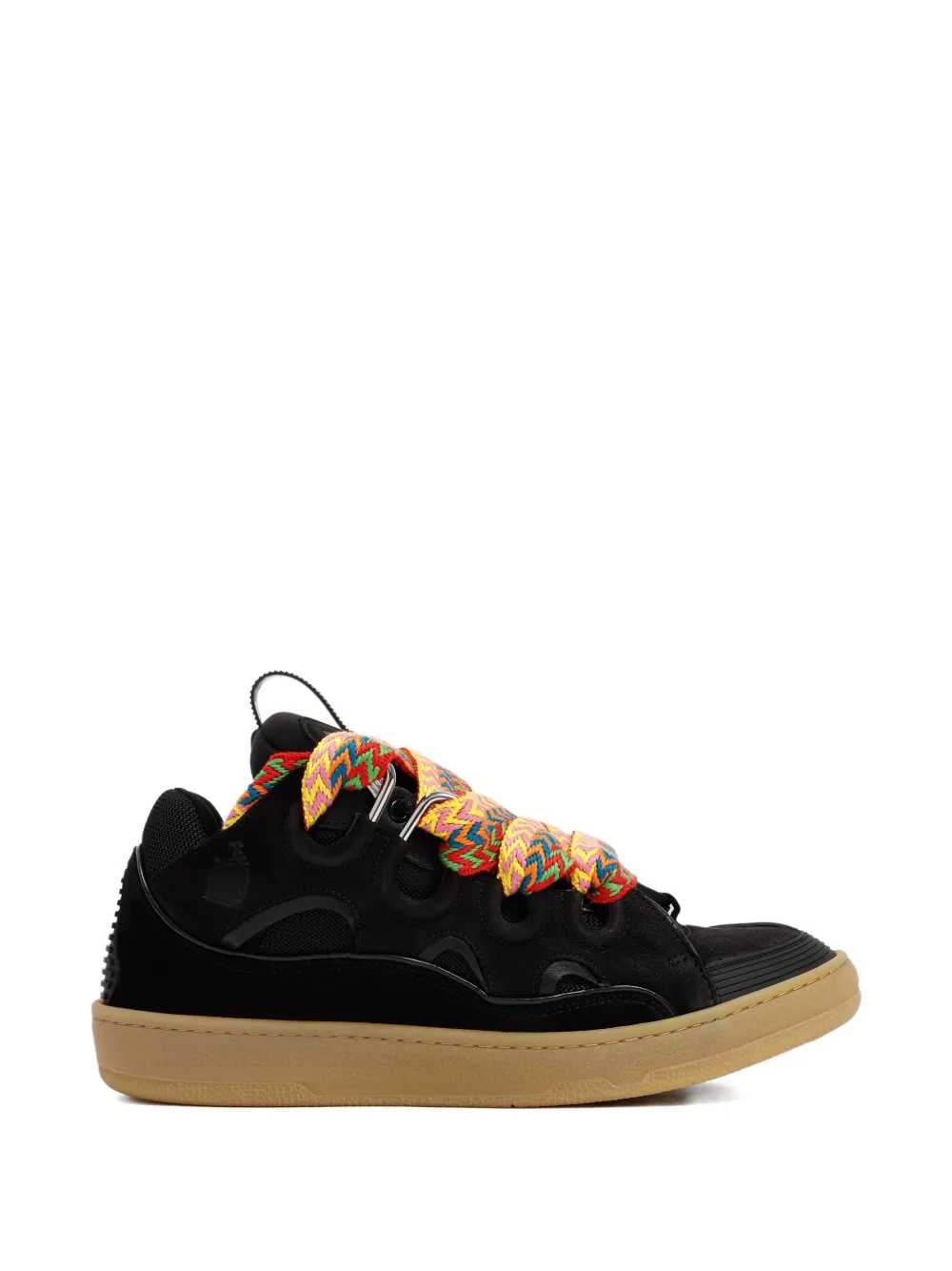 Lanvin Unisex Sneakers With Patterned Laces