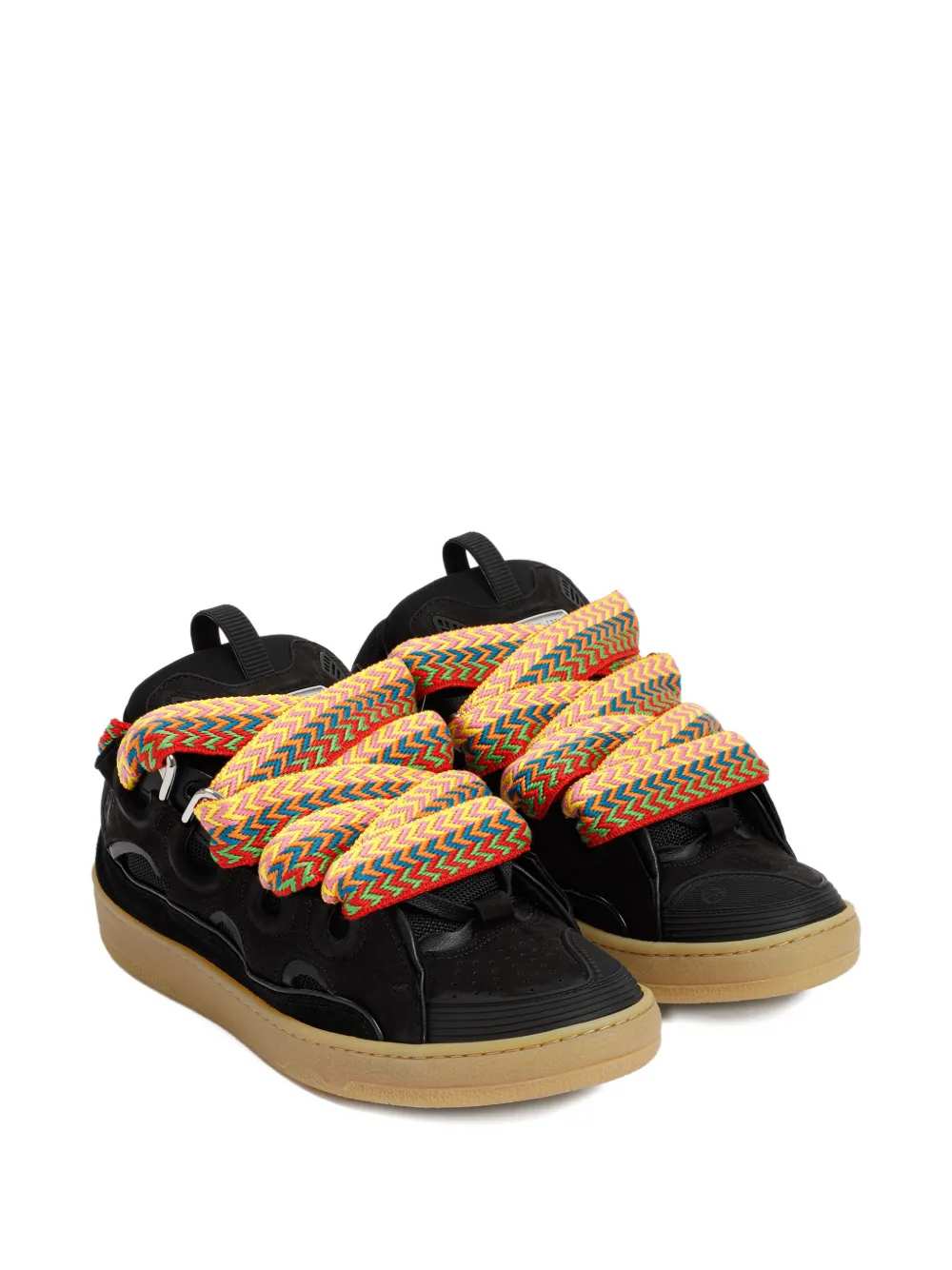 Lanvin Unisex Sneakers With Patterned Laces
