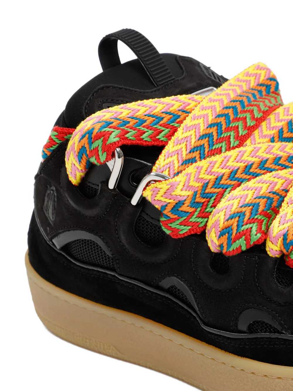 Lanvin Unisex Sneakers With Patterned Laces